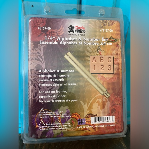 Tandy Leather Factory Alphabet Stamp Kit New in Box NIB Craft Supplies Leather - Picture 4 of 7